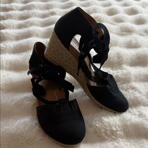 Vionic Kaitlyn Orthotic Espadrille Wedge Sandals